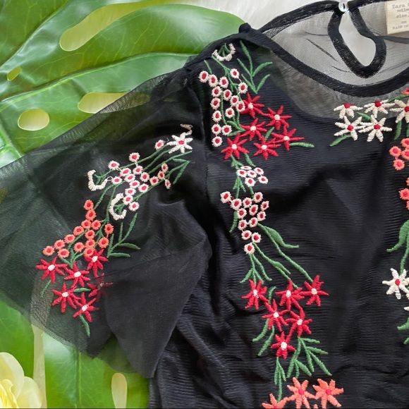 Zara kids black 2 layer top 11-12 - Picture 10 of 12